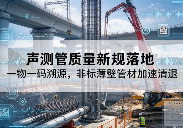 岳西声测管质量新规落地，一物一码溯源，非标薄壁管材加速清退